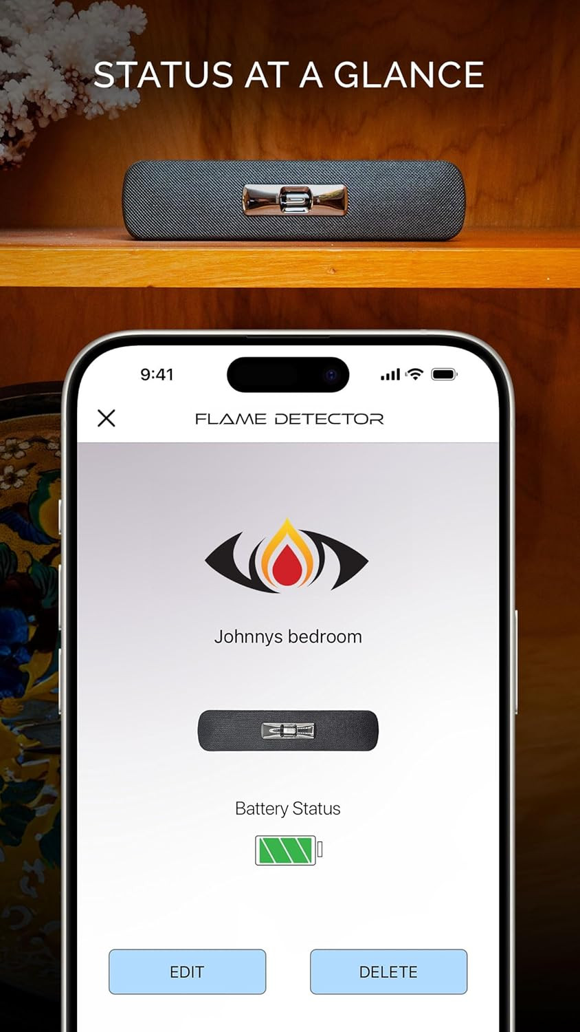 Smart Flame Detector: Alerts Your Phone with Location on Android & iOS