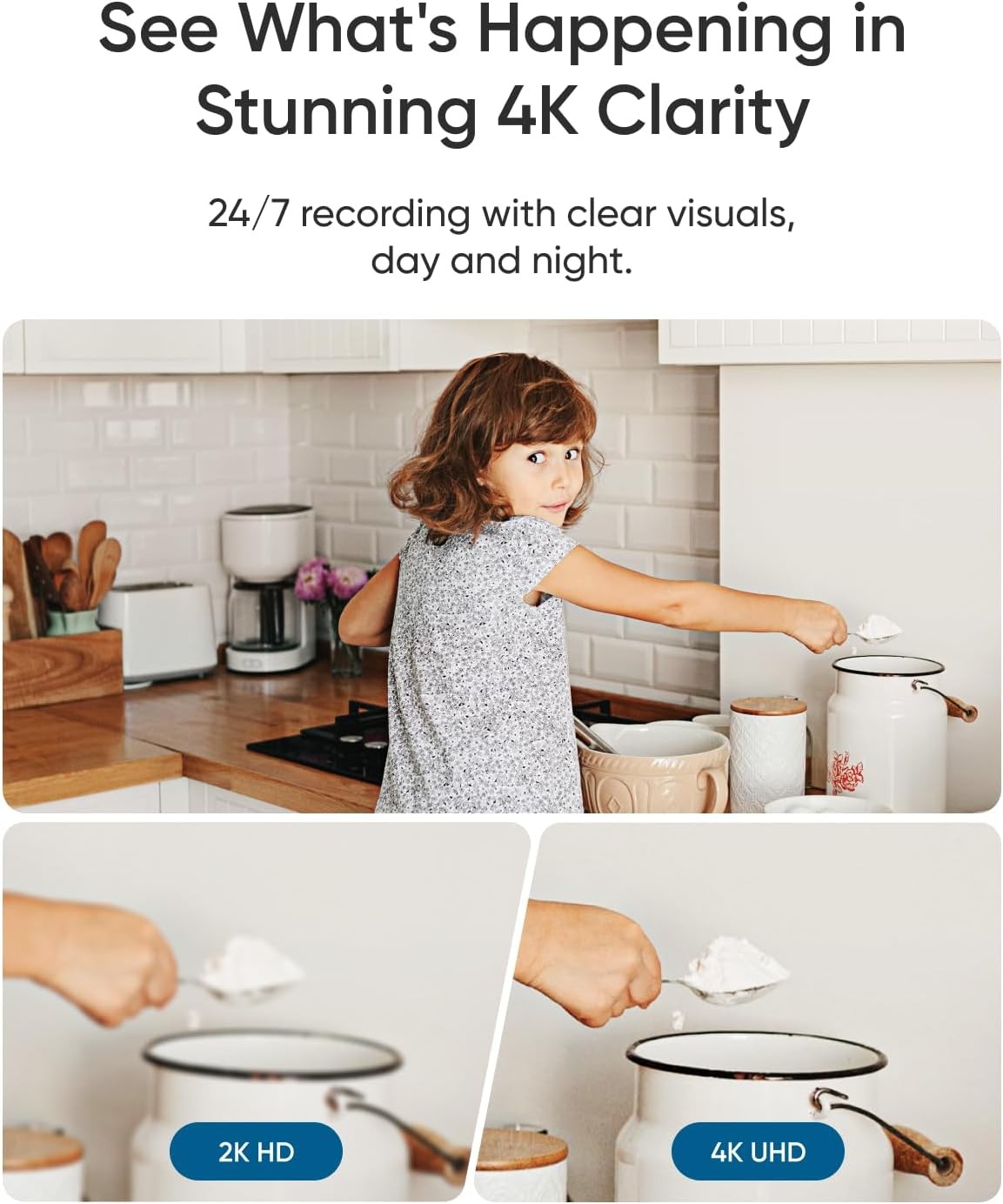 eufy Indoor Cam E30 4K UHD Security Camera Color Night Vision Pet/Baby Monitor