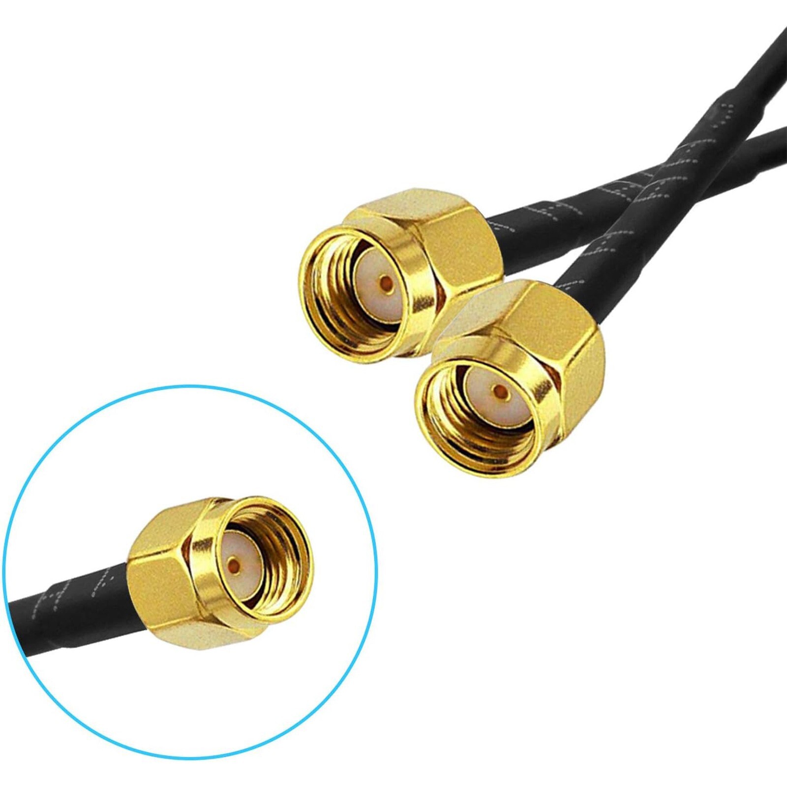 Wi-fi Booster HD Wireless Camera Antenna with Magnetic Stand Base RP-SMA Male 1p