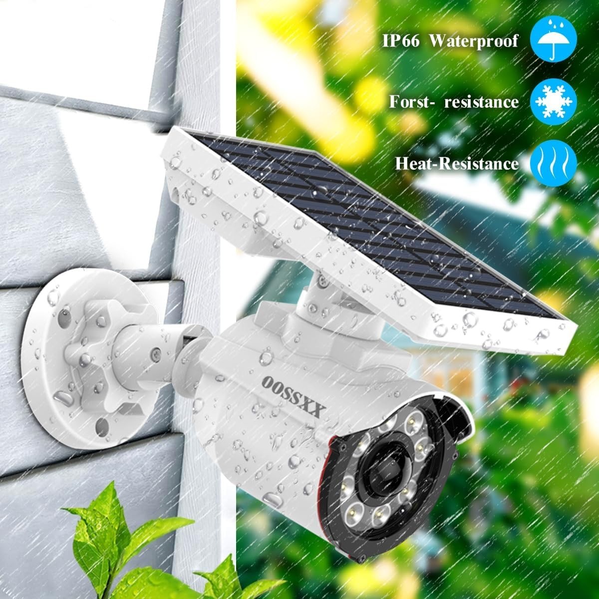 Solar Camera Security Outdoor – 100% Wire-Free Security Cameras Wireless Outdoor