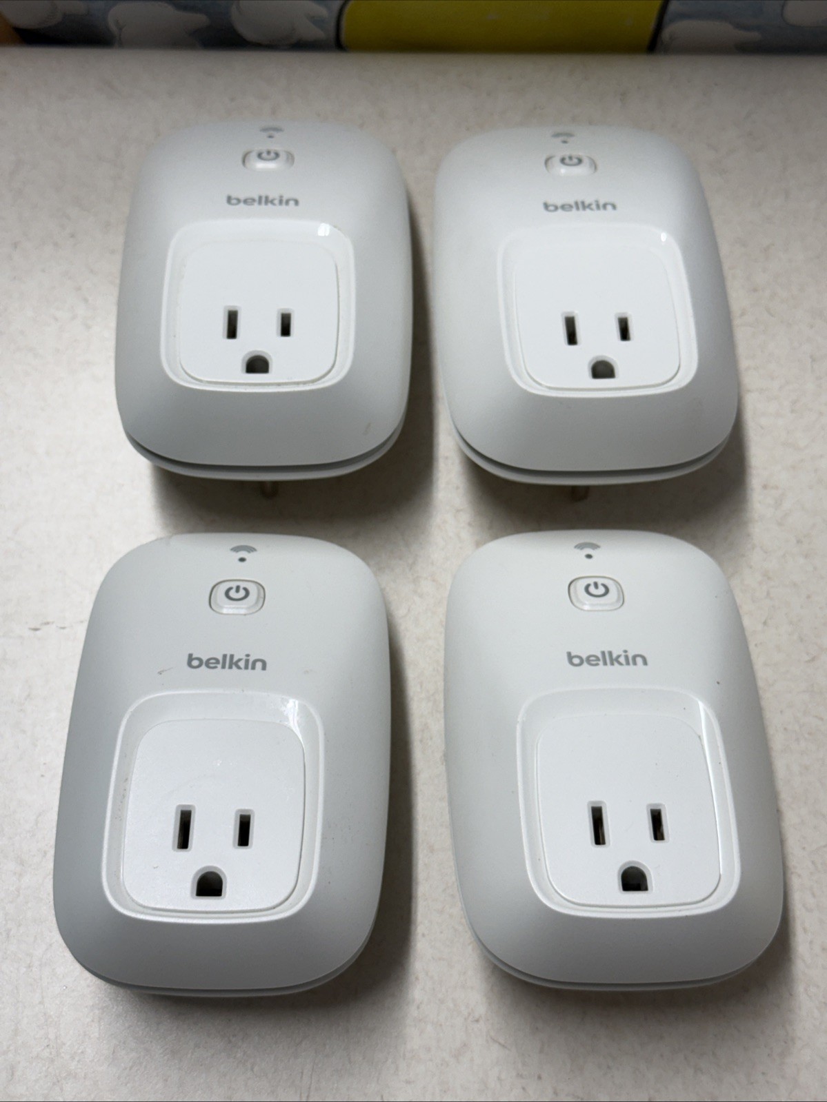 (Four 4x) Belkin Wemo Smart Plugs Working Condition Model F7C027 ￼
