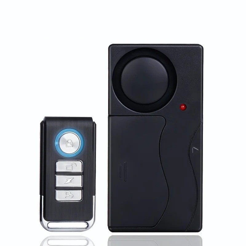 110dB Wireless Vibration Anti-Theft Alarm Remote for Motorcycle Bicycle Car