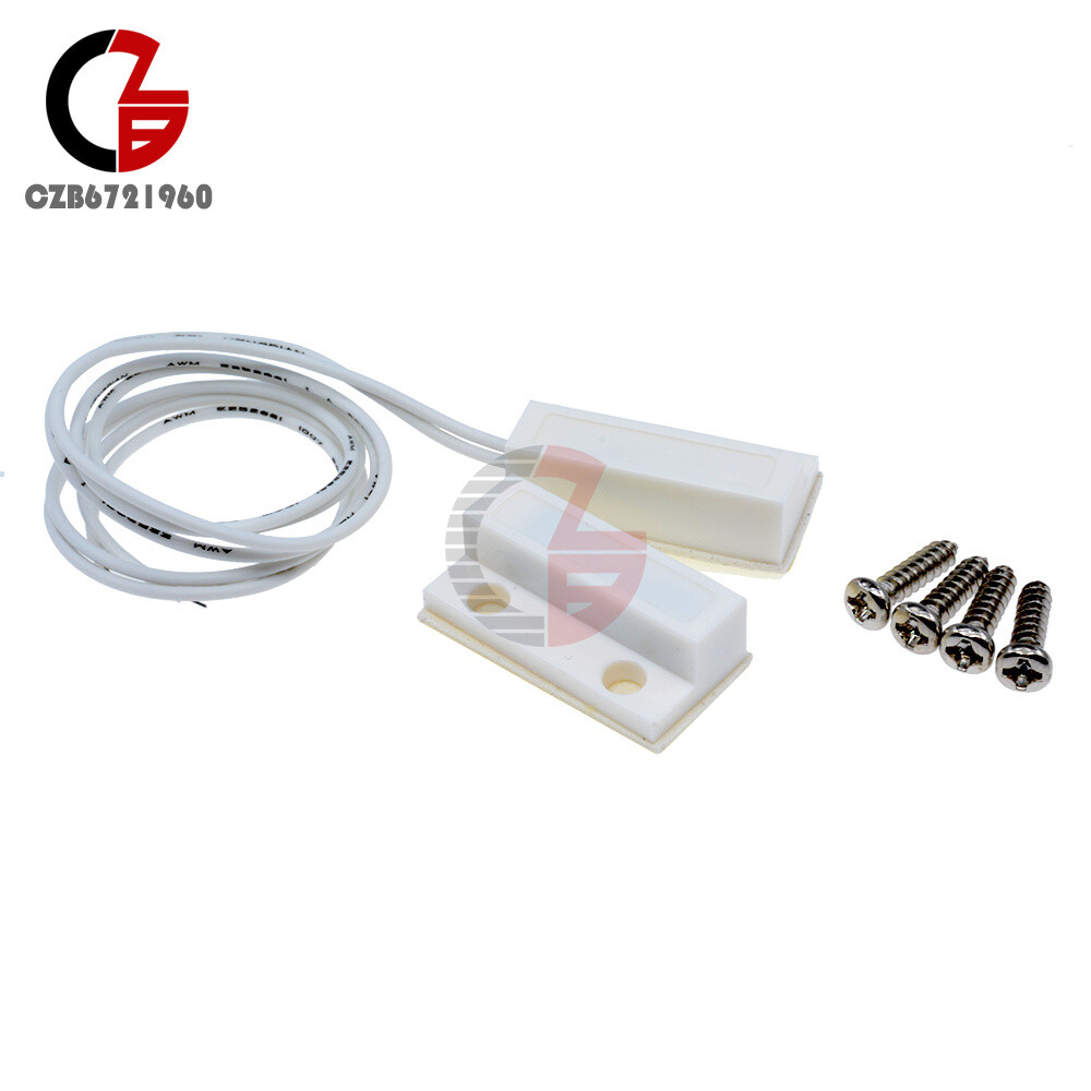 Magnetic Contact Reed Switch Door Window Sensor Entry Security Alarm N/C MC-38