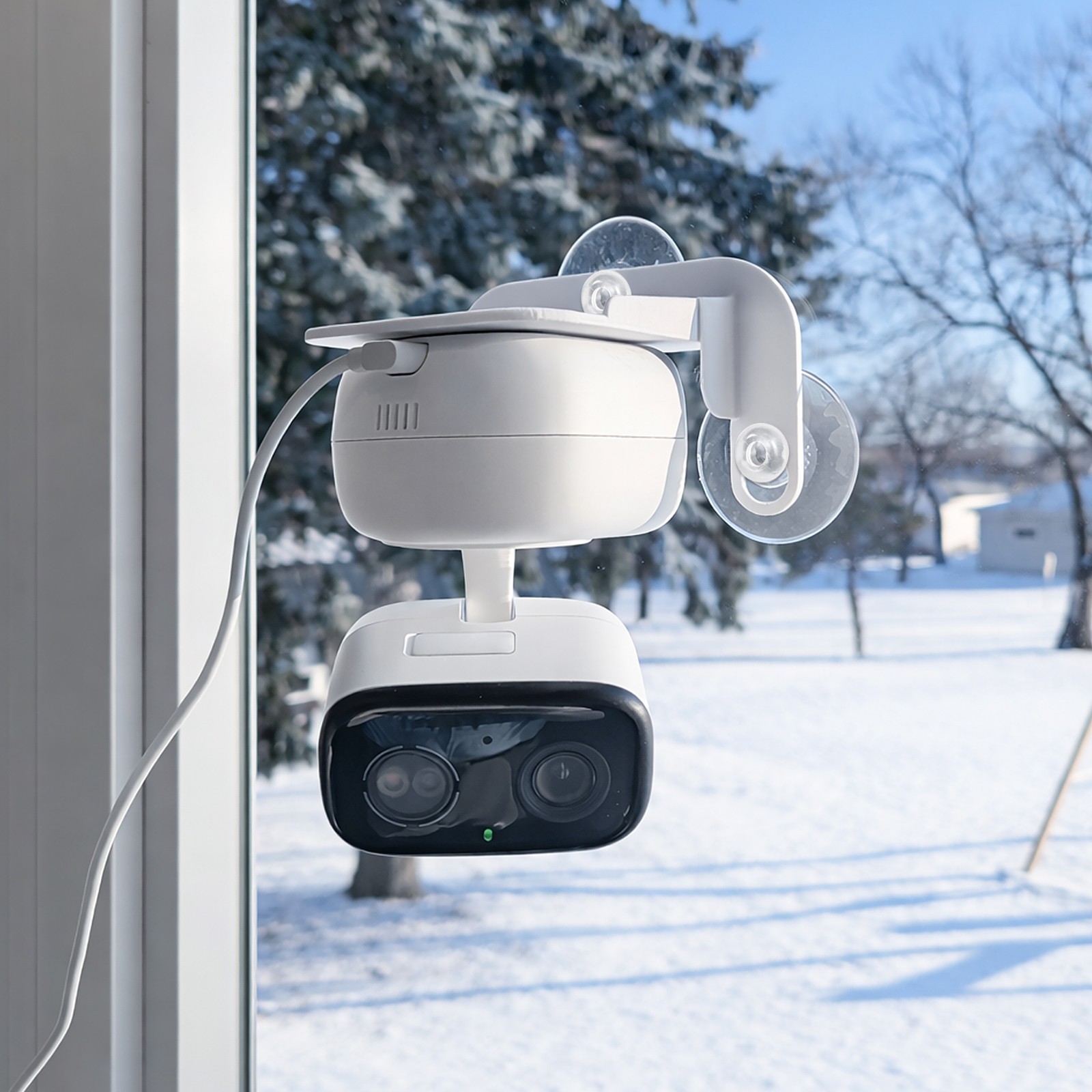 Suction Cup Window Mount for TAPO C216 Camera 2K Indoor/Outdoor Easy Relocation