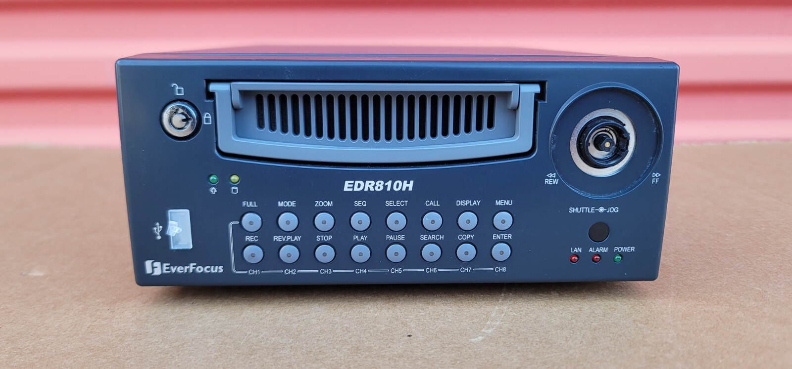 EVERFOCUS EDR810H 8 CHANNEL MPEG4 DIGITAL VIDEO RECORDER [ NO POWER SUPPLY ]