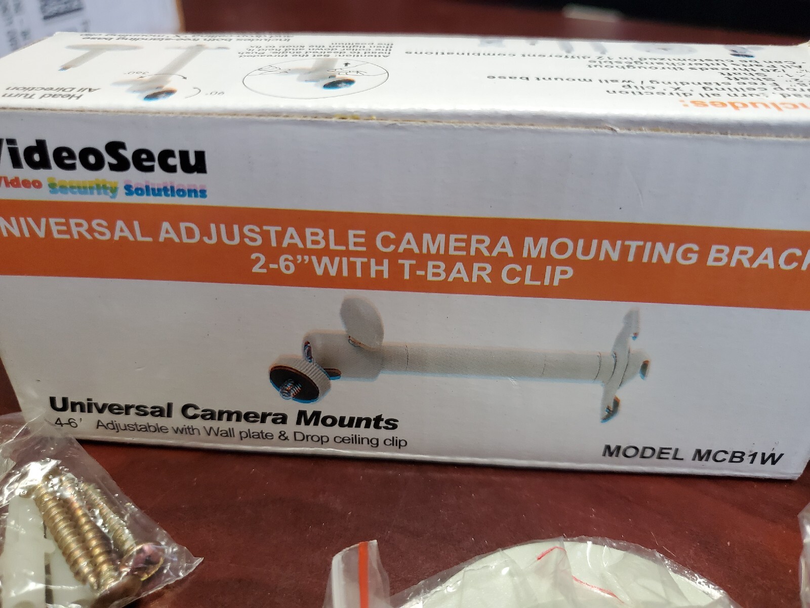 VideoSecu Camera Mounting Bracket 2-6″ with T-Bar Mount