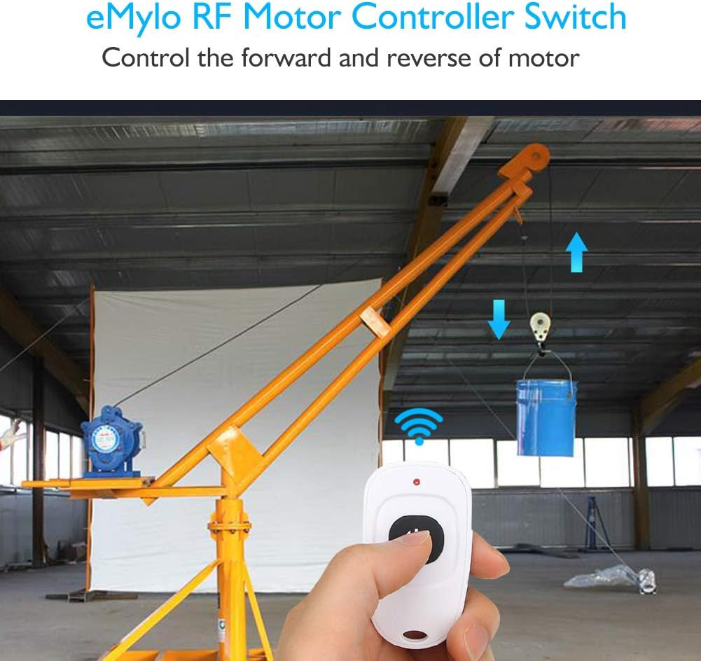 Emylo Smart RF Motor Controller Switch Wireless Relay Module 433Mhz DC 12V Motor