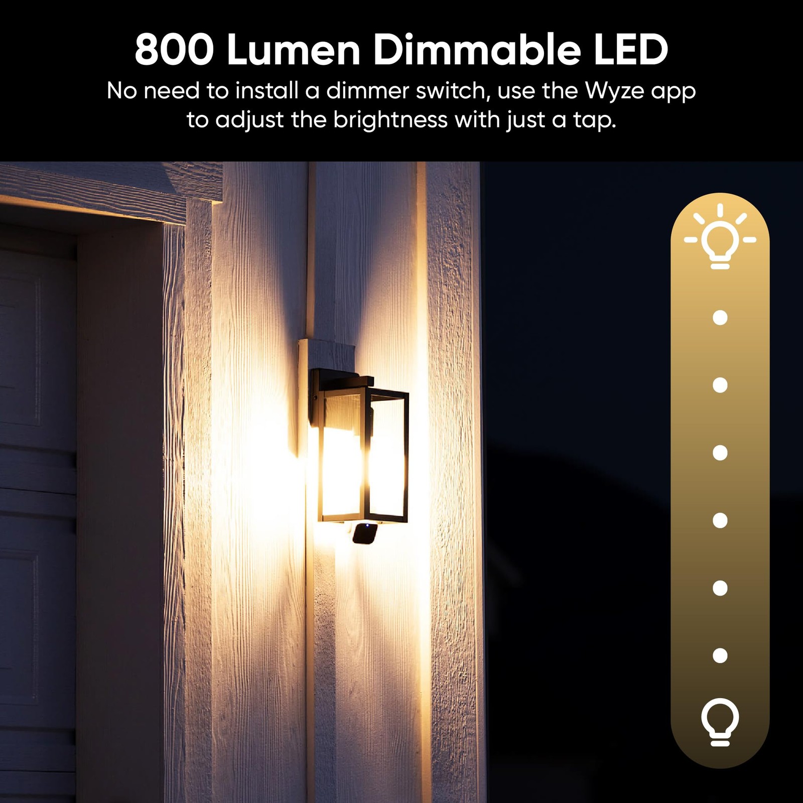WYZE Bulb Cam Security Camera, 2K HD Outdoor Light Bulb Camera, Color Night V…