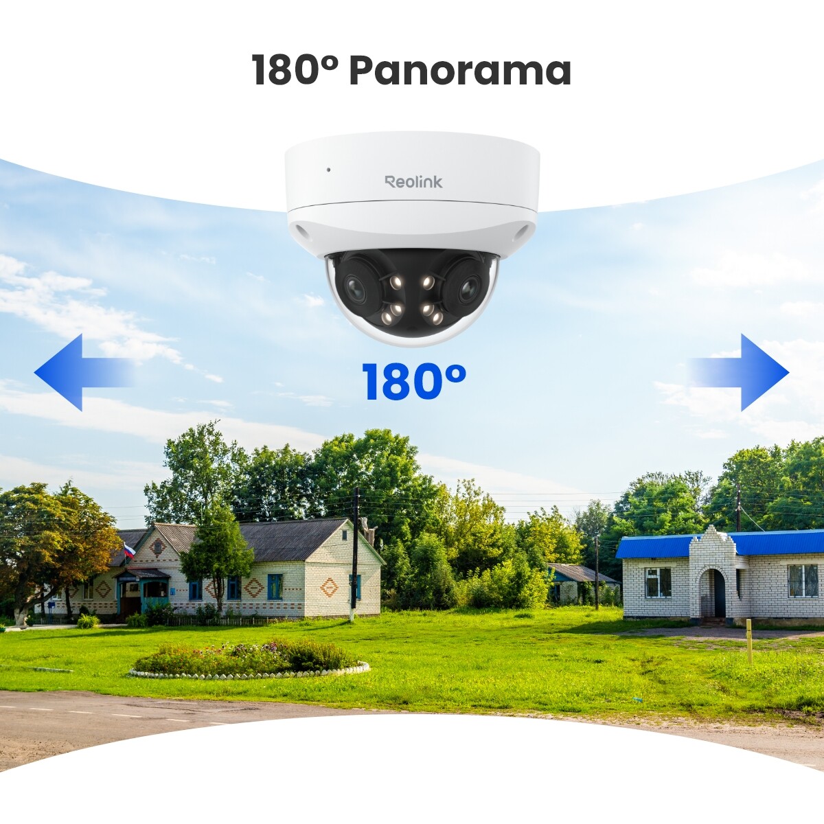 Reolink Duo 2V PoE 4K 8MP UHD Dual-Lens Security Camera IK10 Vandal-proof IP67