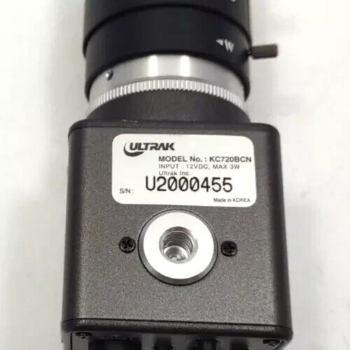 Ultrak KC720BCN CCTV Security Camera W/ Ultrak CCTV Lens 3.5-8.0mm F1.4