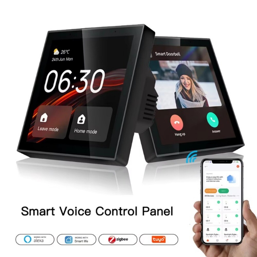 Wireless 4 inch Voice Control Smart Home Automation Control Touch Panel