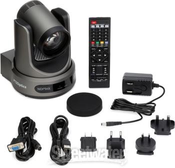 PTZOptics Move 4K 12x Optical Zoom PTZ Camera – Grey