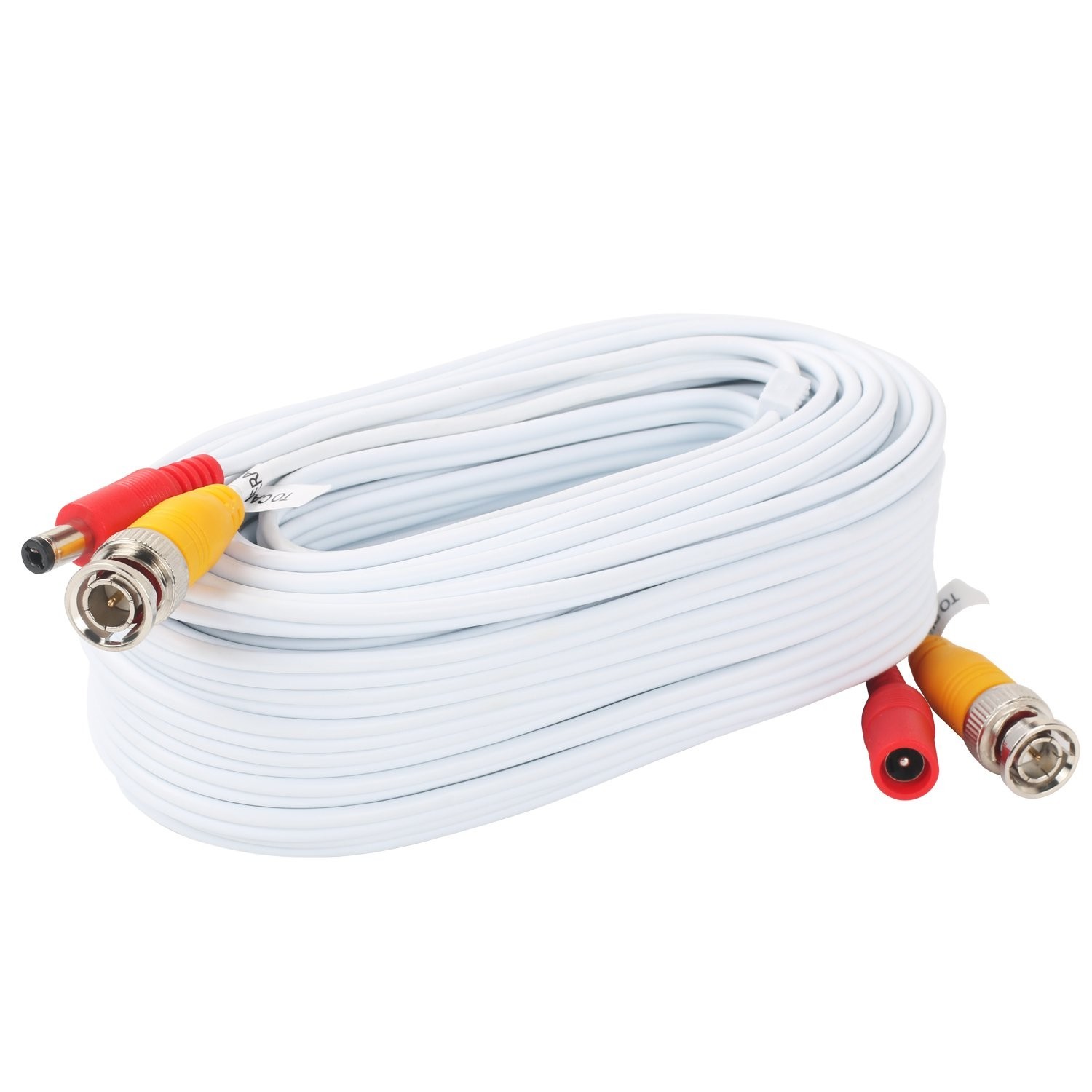 BNC Video Power Cable 25 Feet Pre-Made All-in-One Video Security Camera Cable…