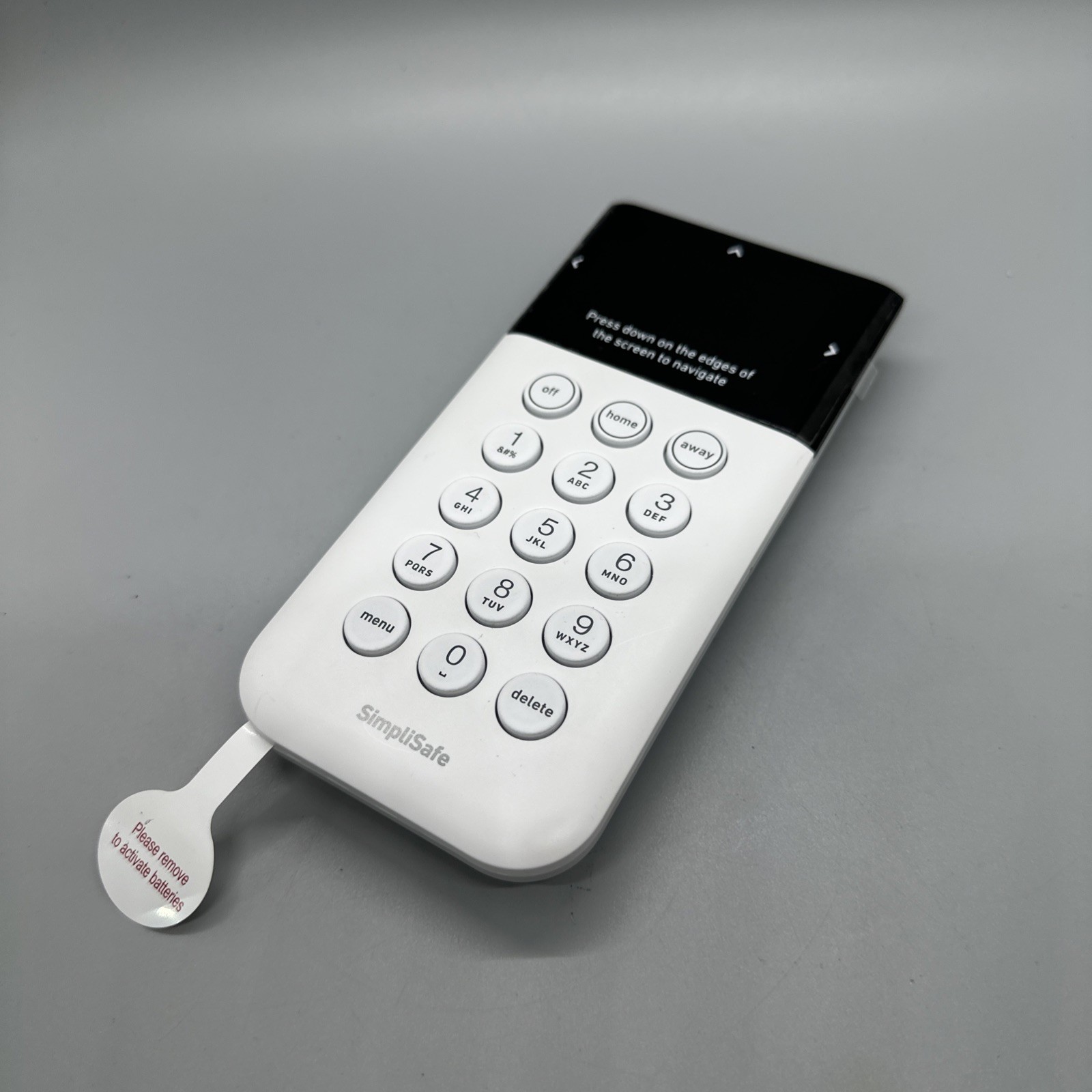 SimpliSafe SSKP3 Wireless Security Keypad White Open Box Unused
