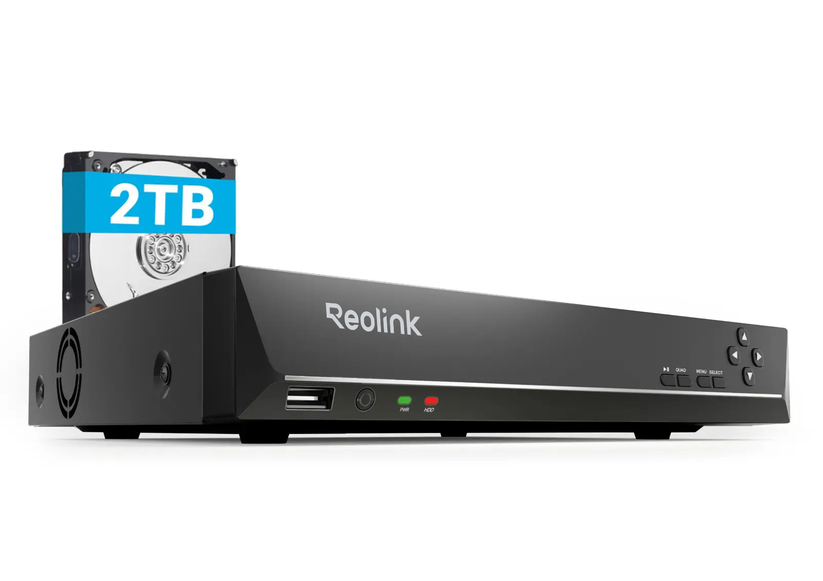 Reolink RLN8-410 8CH NVR PoE Network Video Recorder 2TB HDD Security Camera