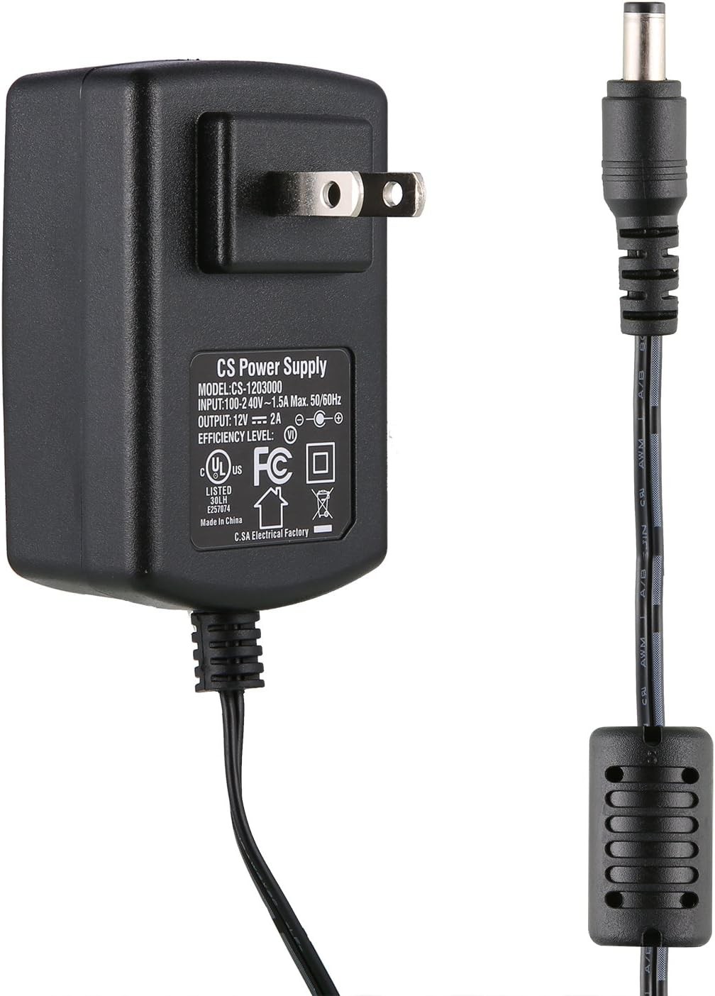 ANNKE 12V2A CCTV Camera Power Supply with DC Connector for DVR Security…