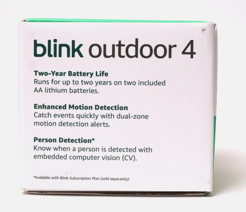 Blink Outdoor 3rd Generation Add-On Security Camera (BCM00400U) – Openbox