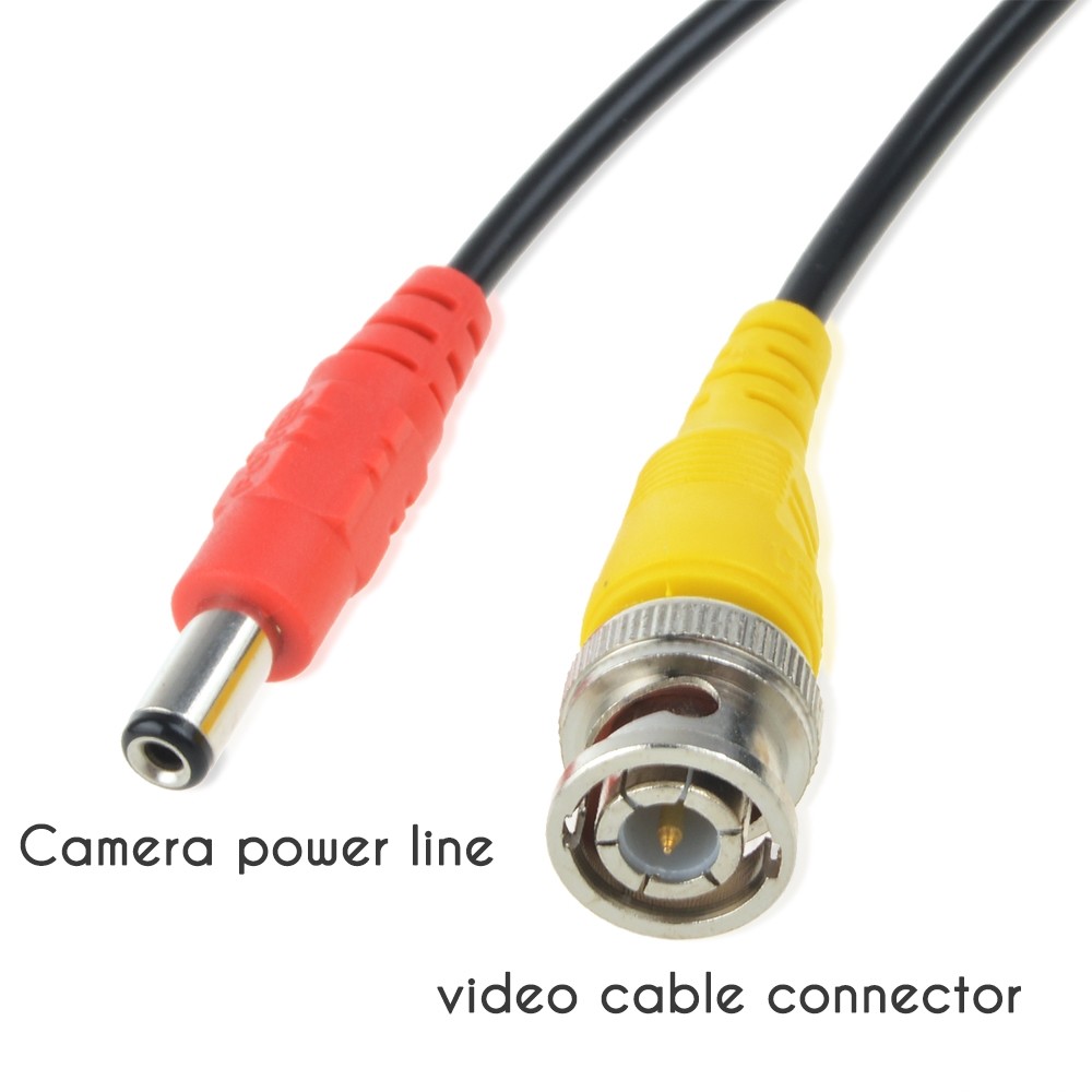 65ft Video and Power BNC Cable Cord for CCTV Security Cameras Defender Cameras