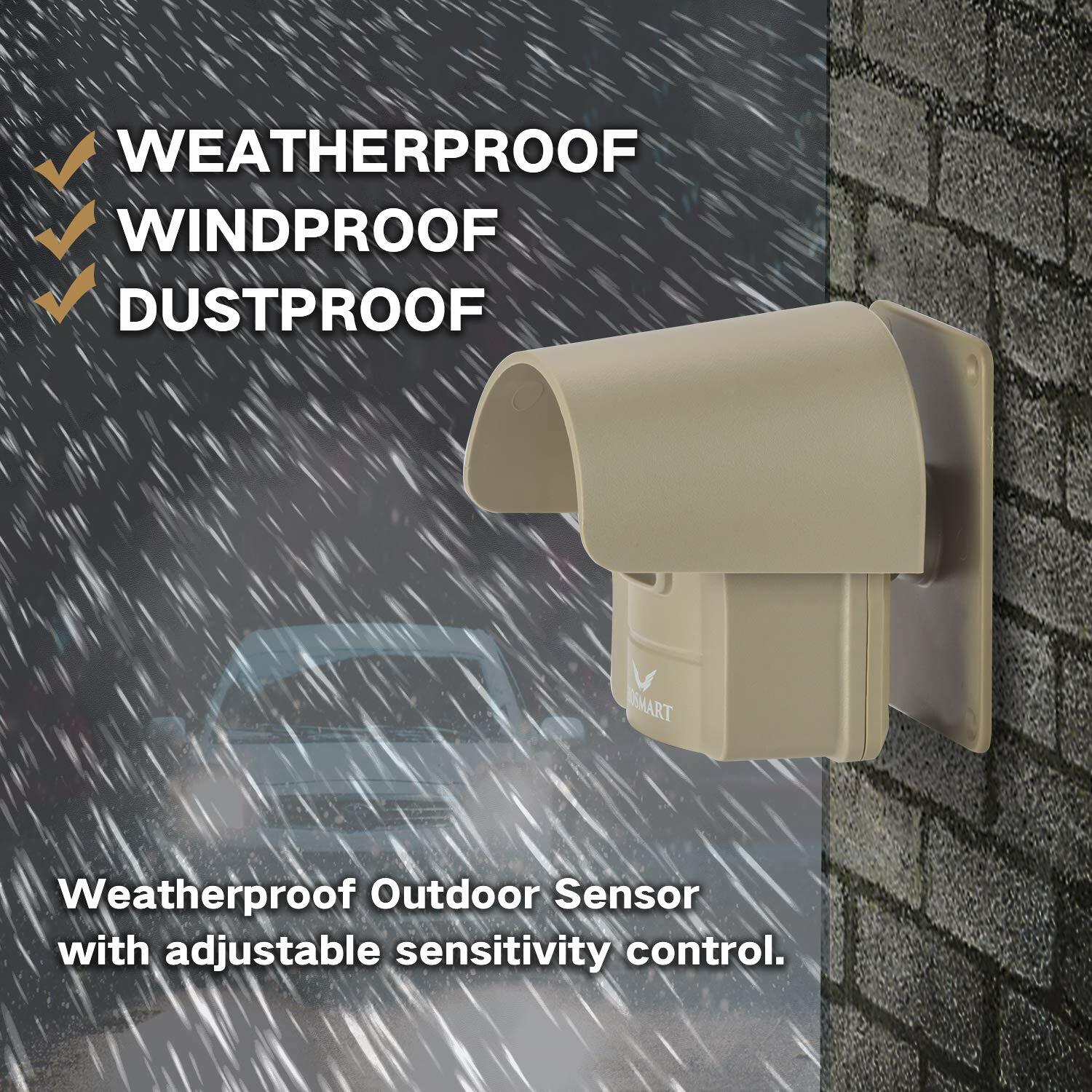 Driveway Wireless Alarm Alert System 1/4 Mile Security Motion Sensor Portable