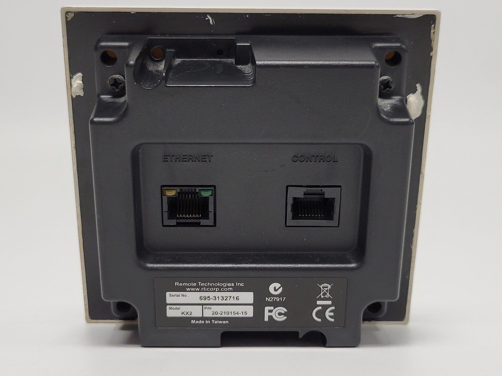 RTI KX2 In-Wall 2.8″ Touch Display Panel Home Controller, Ethernet, PoE