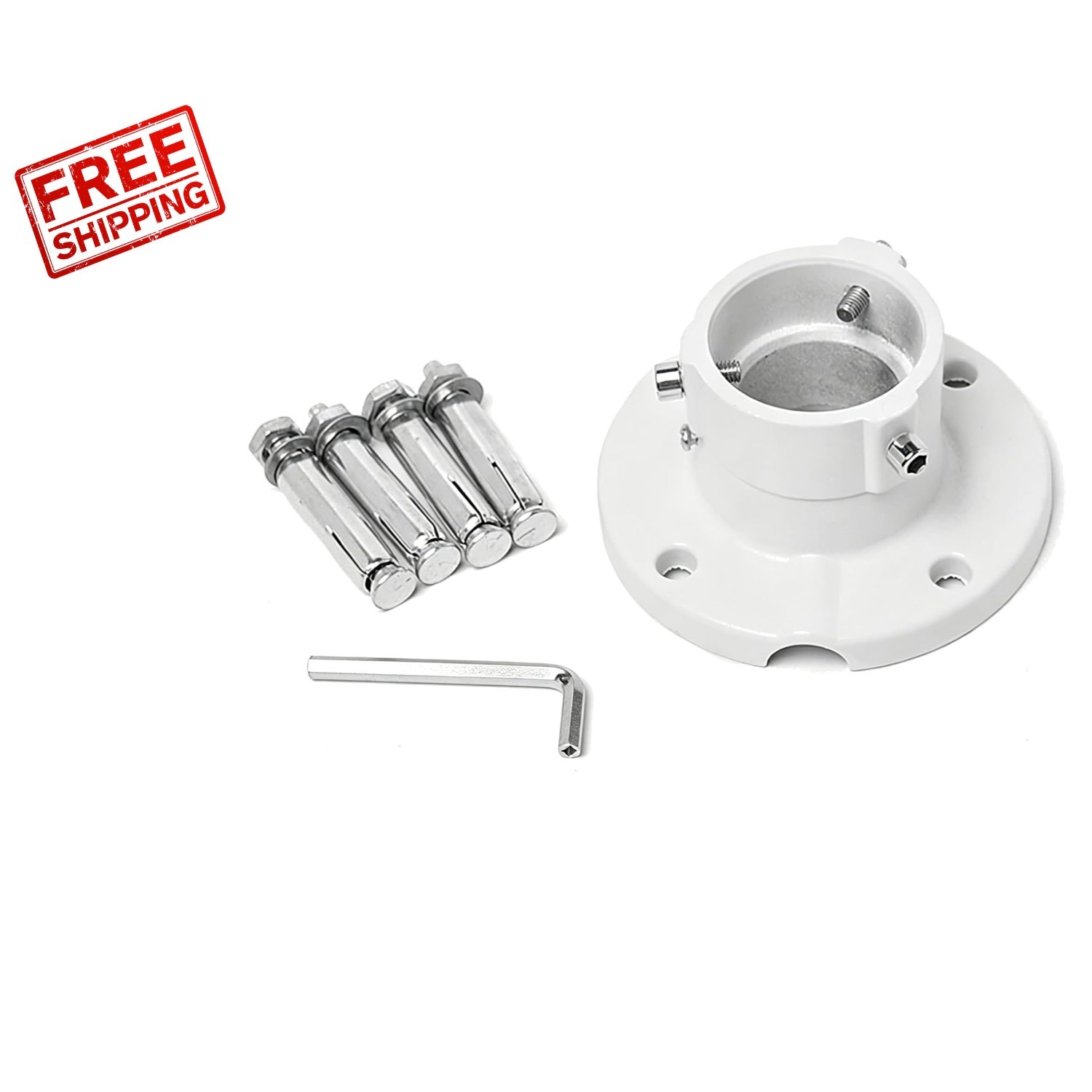 Durable Aluminum Pendant Ceiling Mount – Fits Various Cameras, Indoor/Outdoor
