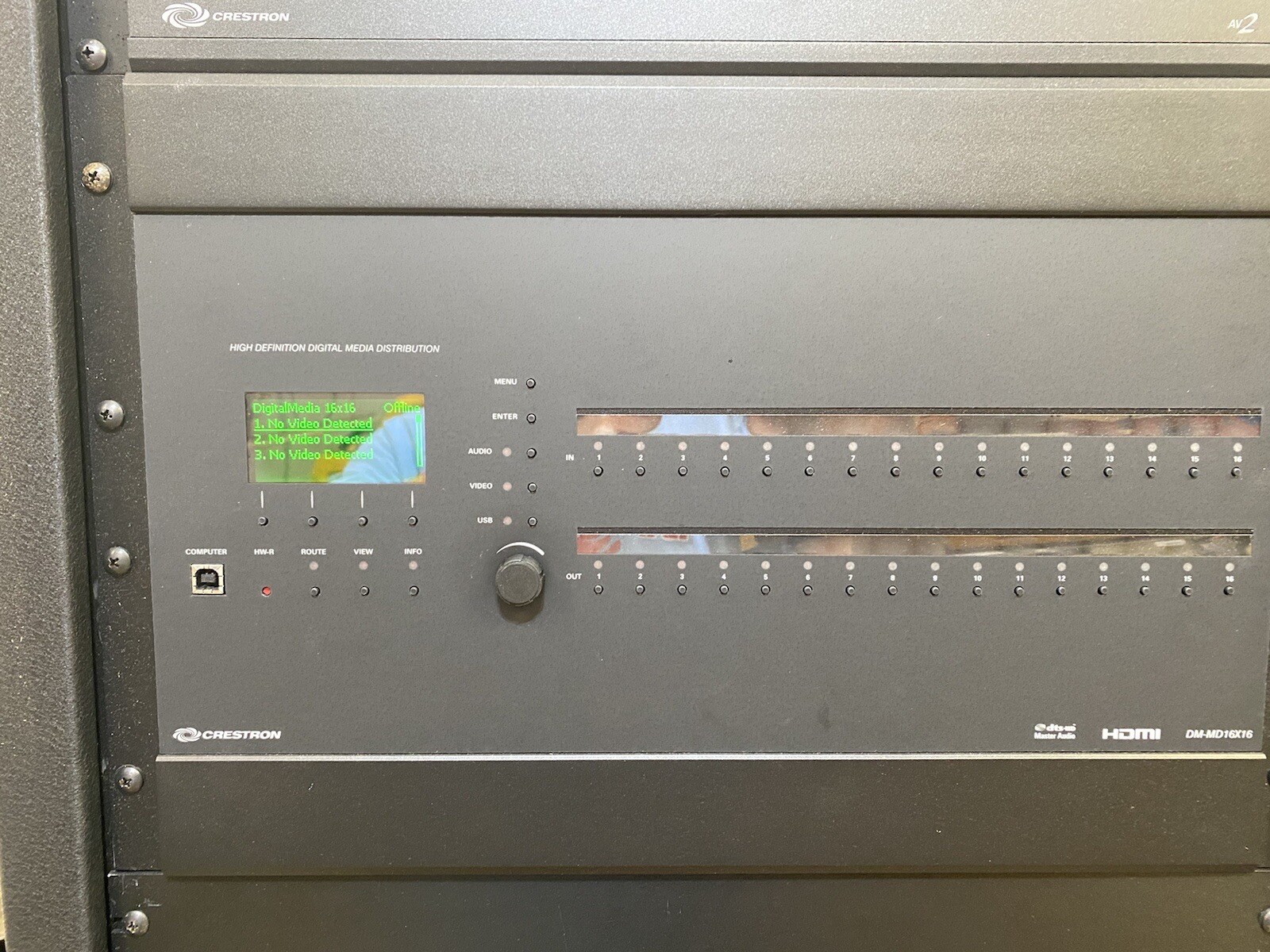 Crestron Universal Digital Media Switcher, Black- DMMD16X16 + Other Components