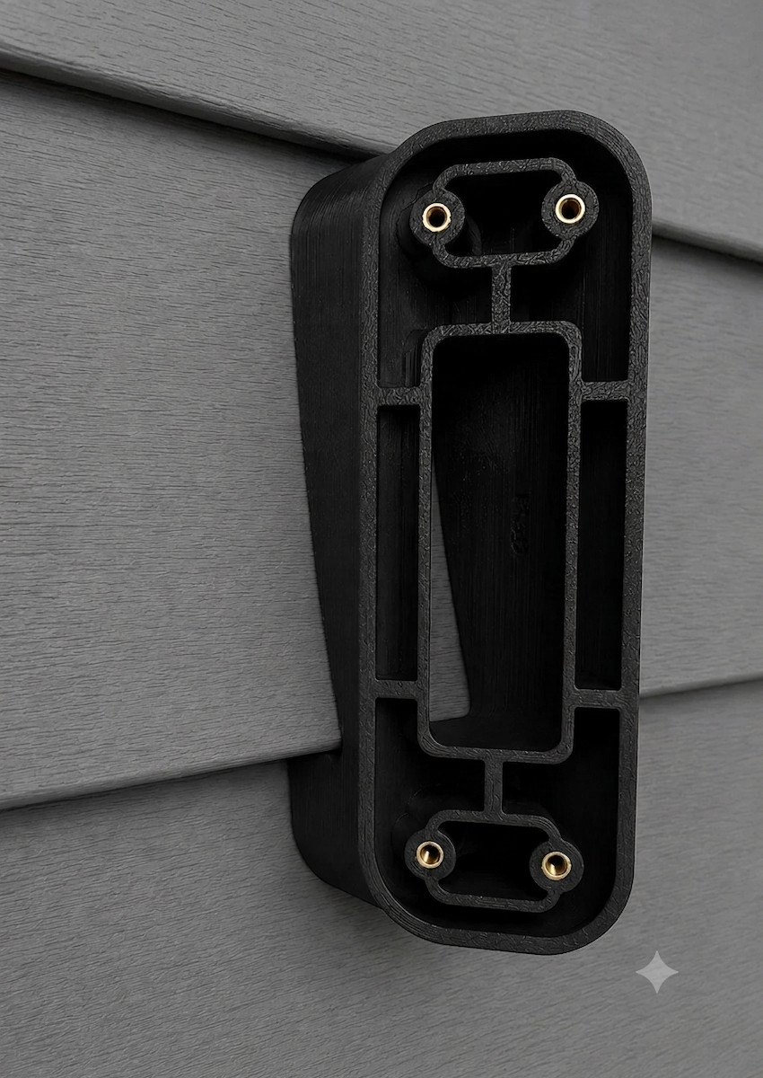 Ecobee Smart Doorbell 4″ – 5″ Vinyl Siding Mounts (0º to 60º)