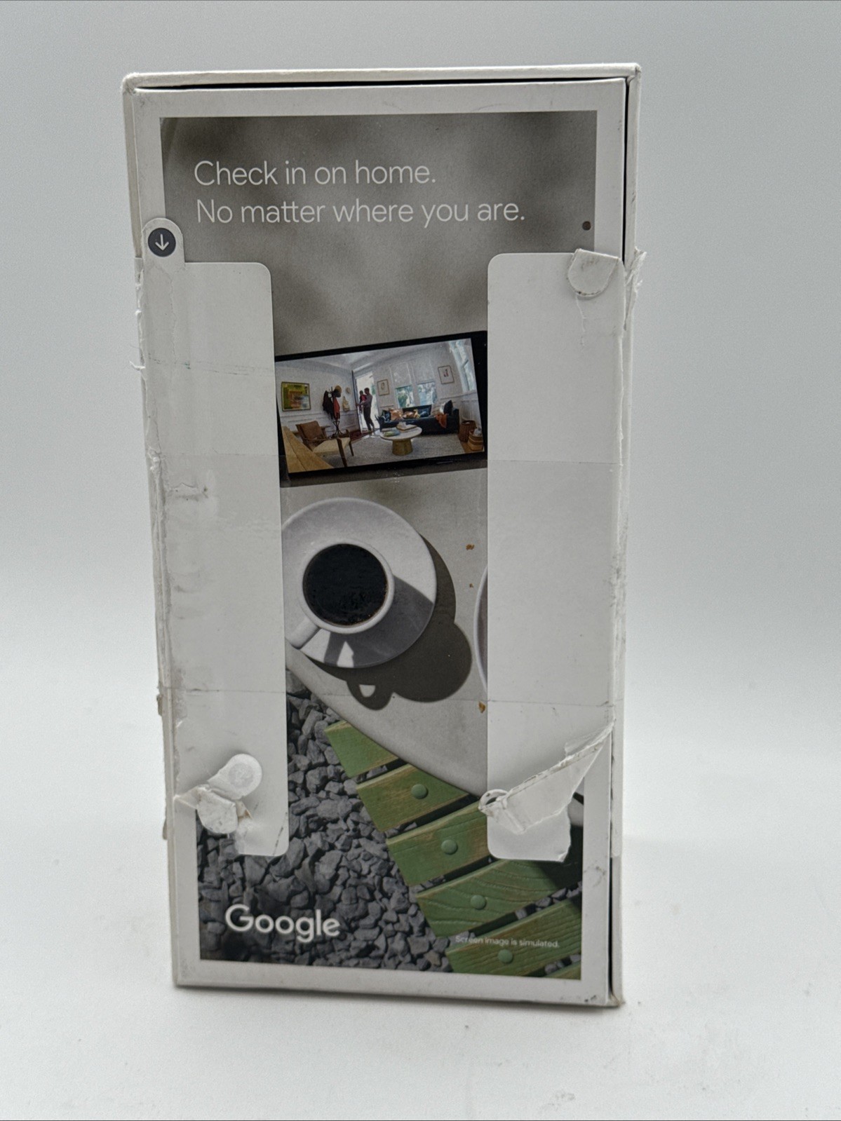 Google Nest Cam Indoor Wired Smart Home Security Camera Snow White GJQ9T