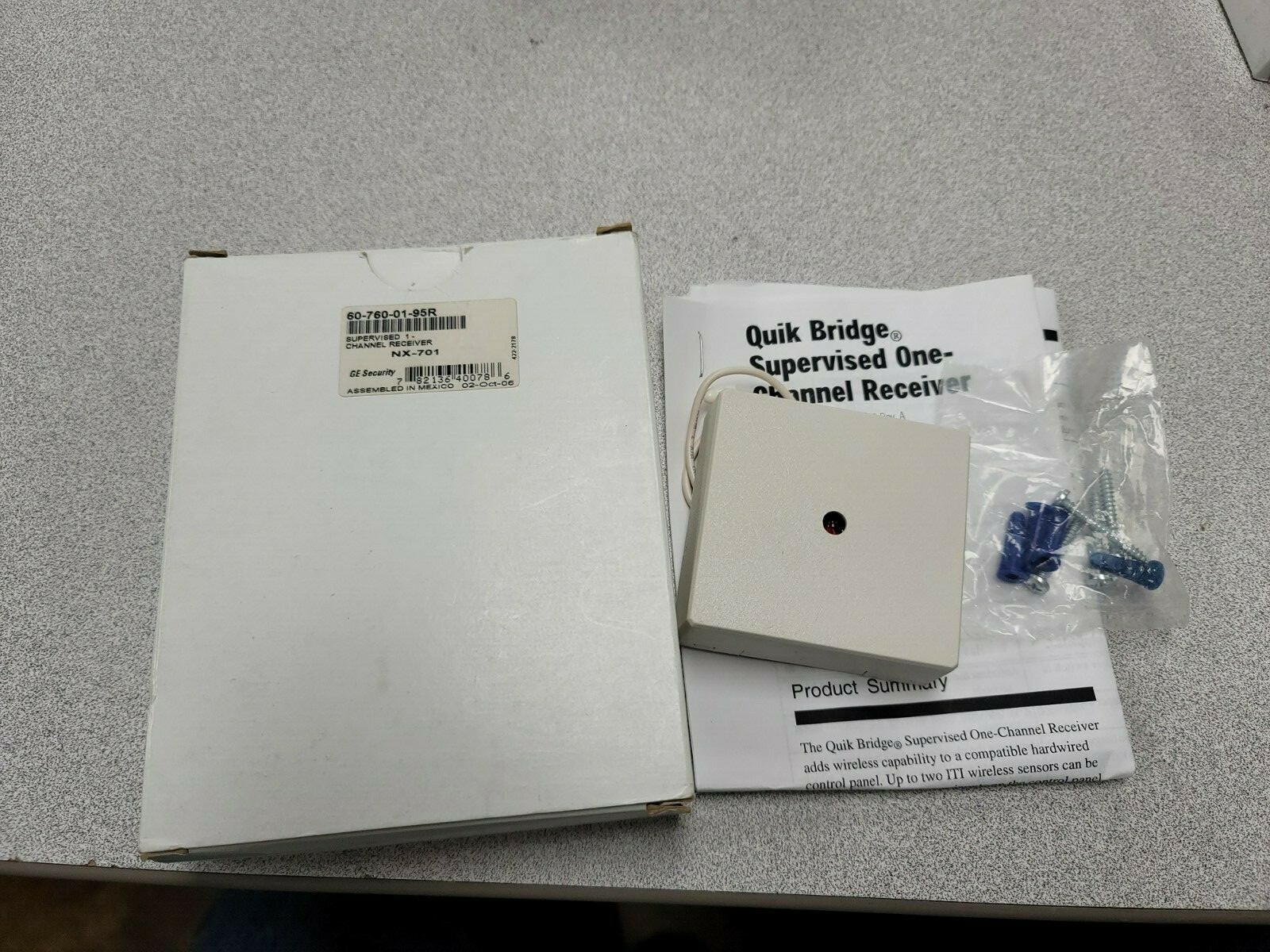 Interlogix GE Security NX-701 Quik Bridge 1 Channel Receiver 60-760-01-95R