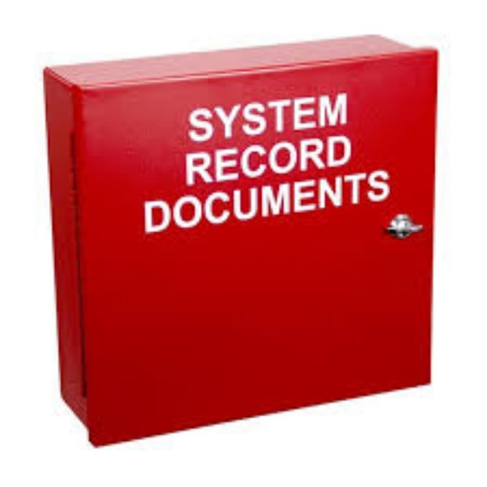 Safety Technology International Inc. EM1212DOC System Record Documents Enclosure