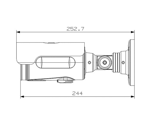2MP Outdoor Security Camera HD TVI IR Bullet CCTV Vandal Varifocal CNB AB22-7CHR