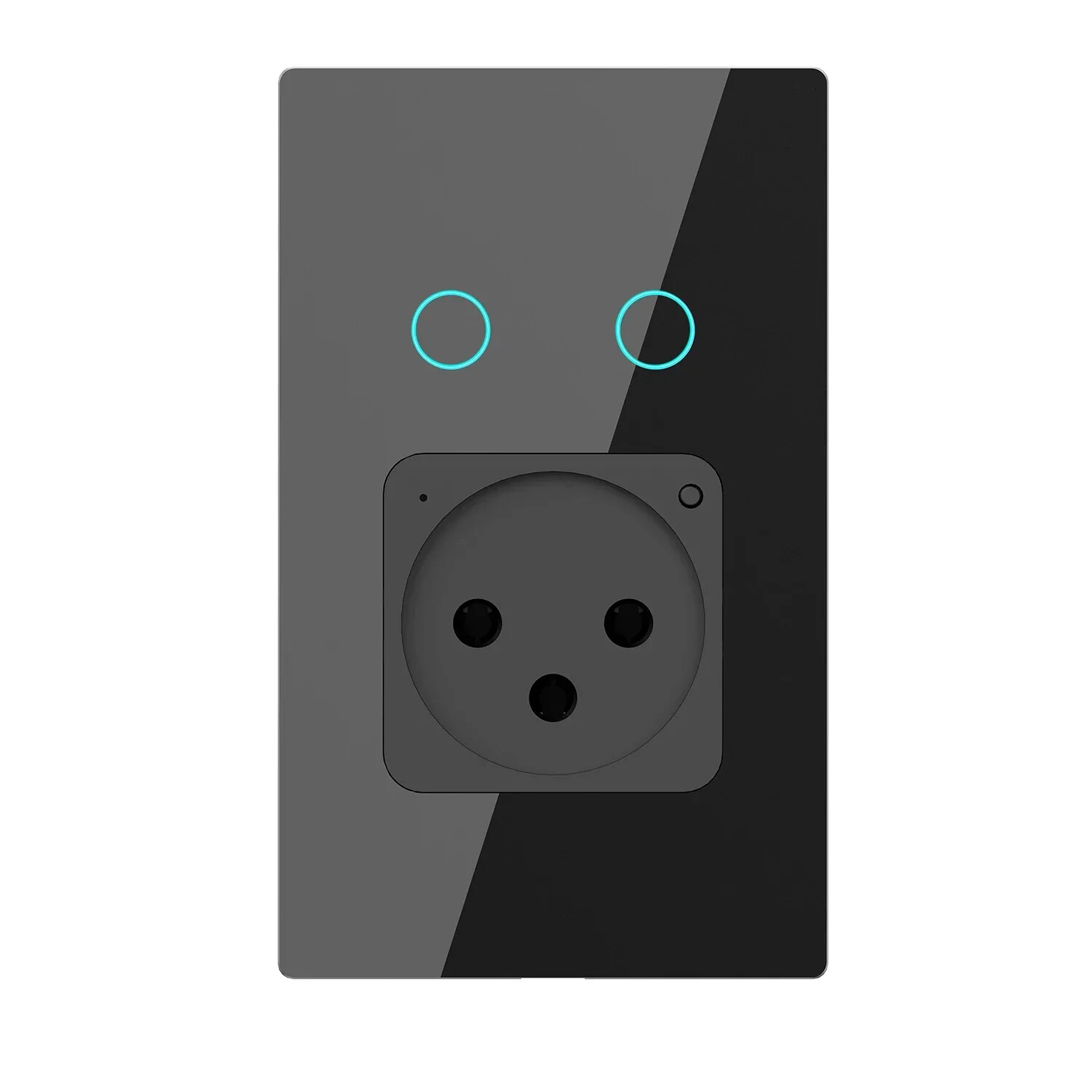 Tuya APP Wifi Smart Israel Power Wall Sockets Glass Panel 16A with LED Indicator