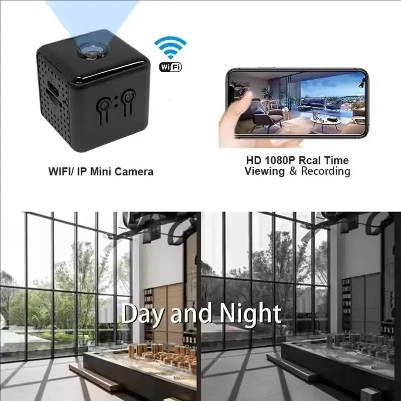 Mini APP WiFi Camera 1080P HD Motion Detection Home Security Audio Video Cam