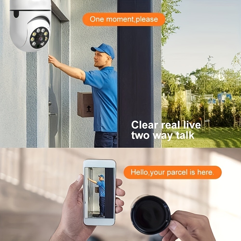 2PCS Wireless Security Camera System Outdoor Home 5G Wifi Night Vision Cam 1080P