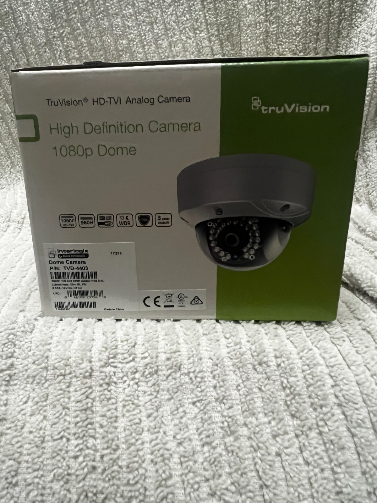 Interlogix Truvision TVD-4403 Dome analog camera