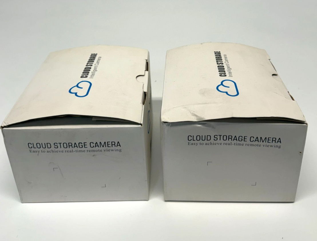 Lot of 2 New Outdoor Wireless WiFi SecurityCamera 1080P PTZ DomeHomeSurveillance