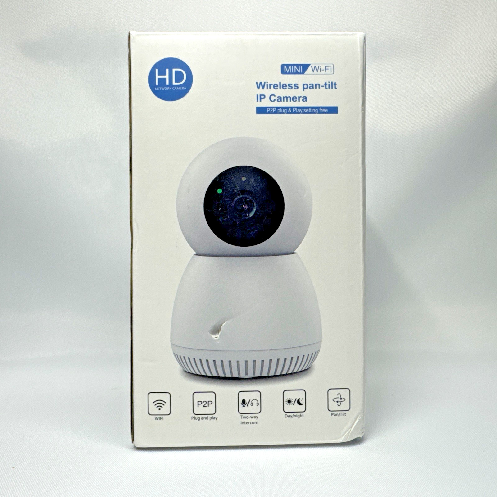 HD Wireless PTZ IP Camera WiFi Pet Baby Monitor AI Motion Detection
