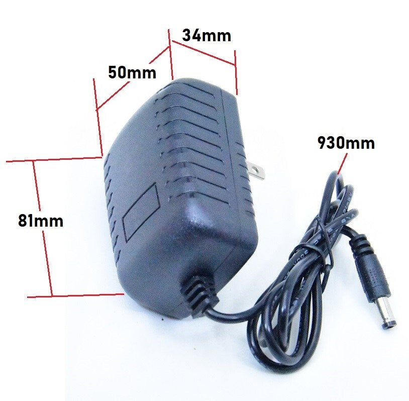AC 100-240V to DC 5V 2A Power Supply Adapter Charger with10 Sizes DC Plug Tips