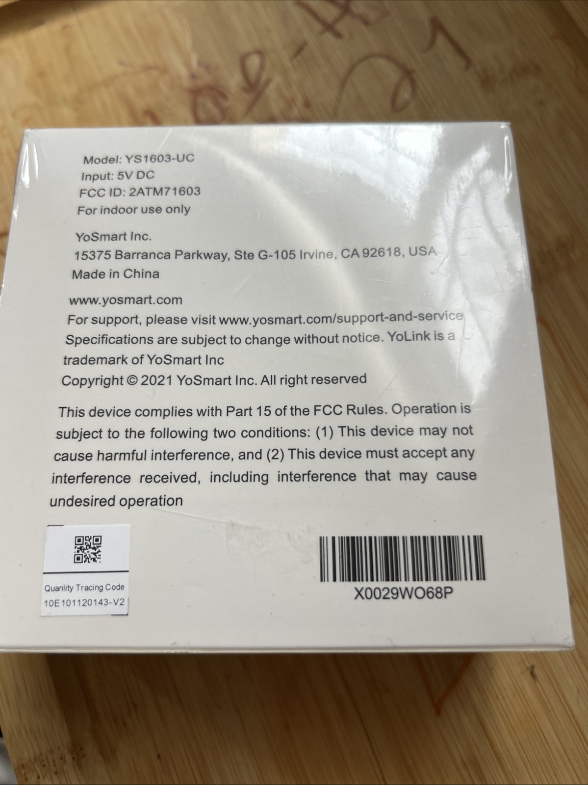 YoLink Hub Only for YoLink Devices 1/4 Mile Smart Home YS1603-UC NEW ** Sealed**