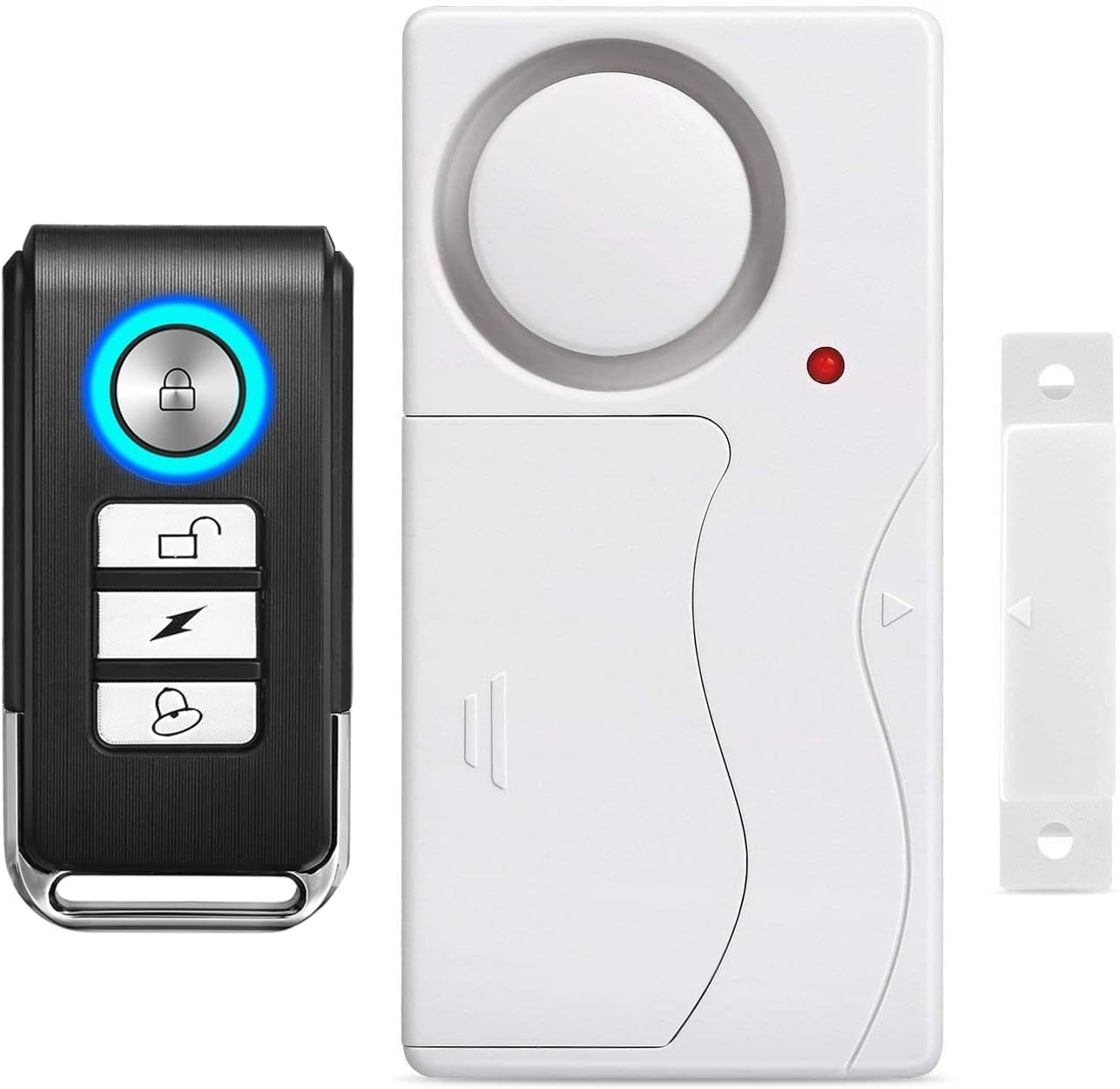 Compact Wireless Door Alarm with 4 Control Modes – Ultimate Home Security Device
