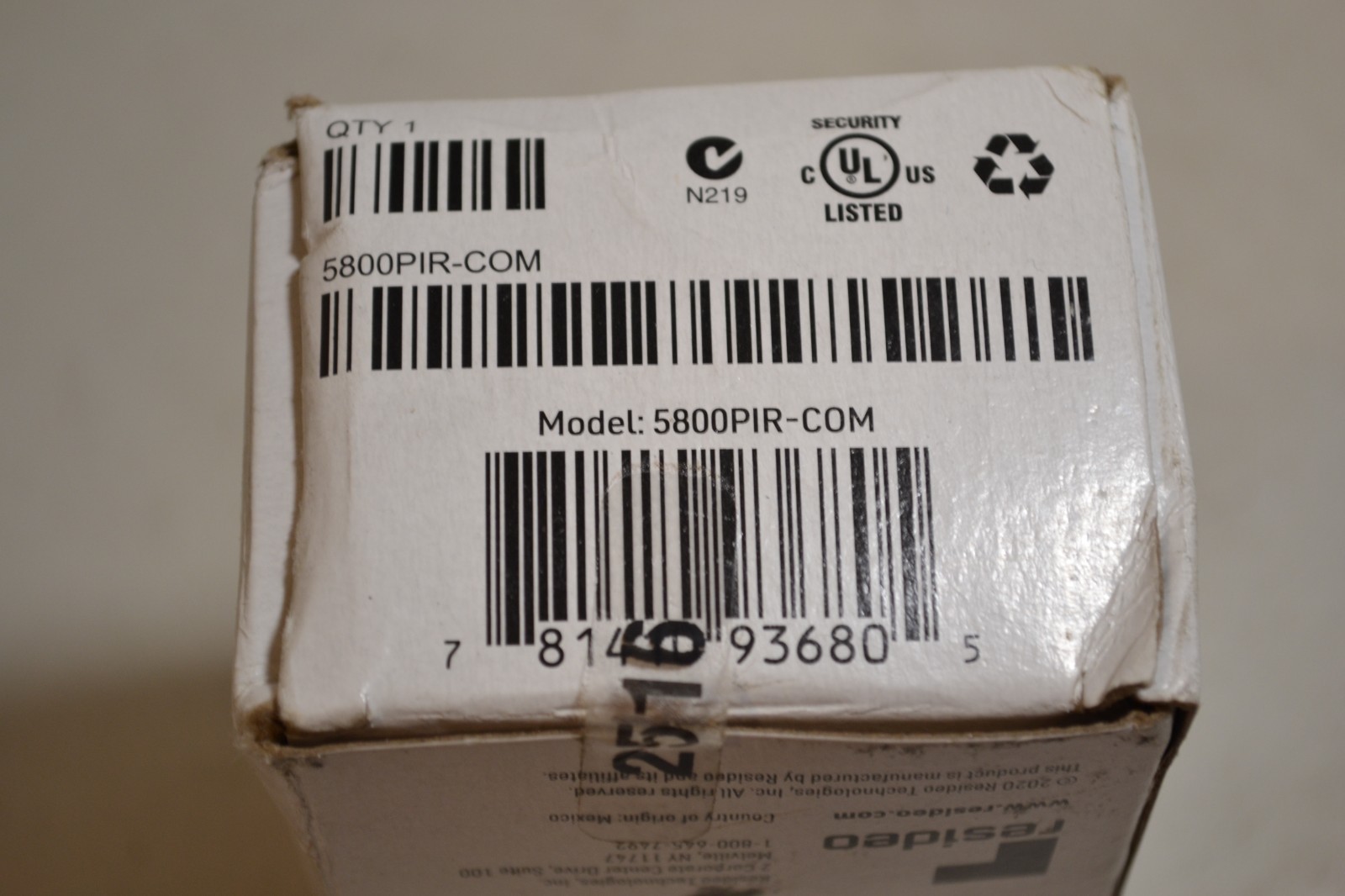 Resideo 5800PIR-COM Wireless Passive Infrared Motion Sensor Commercial PIR