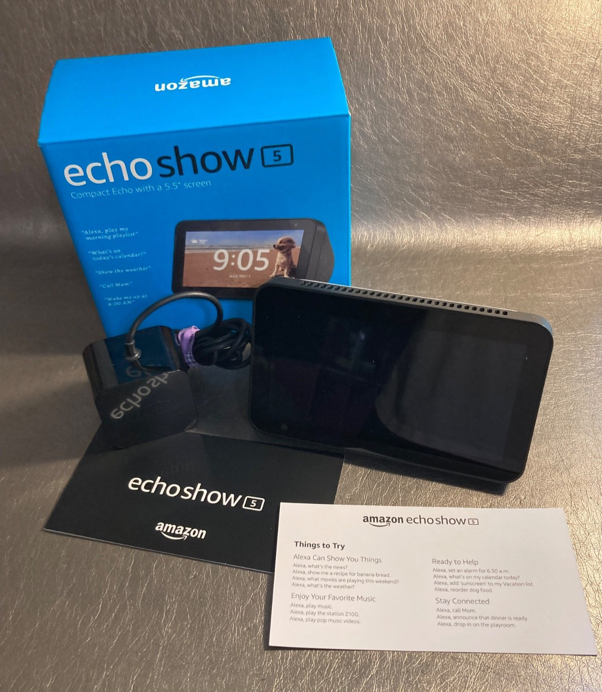 Amazon Echo Show 5 – 1st Generation – Open Box