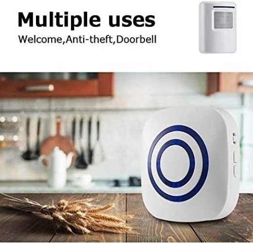 Wireless Driveway Alarm System – 4 Sensors, 1 Receiver
