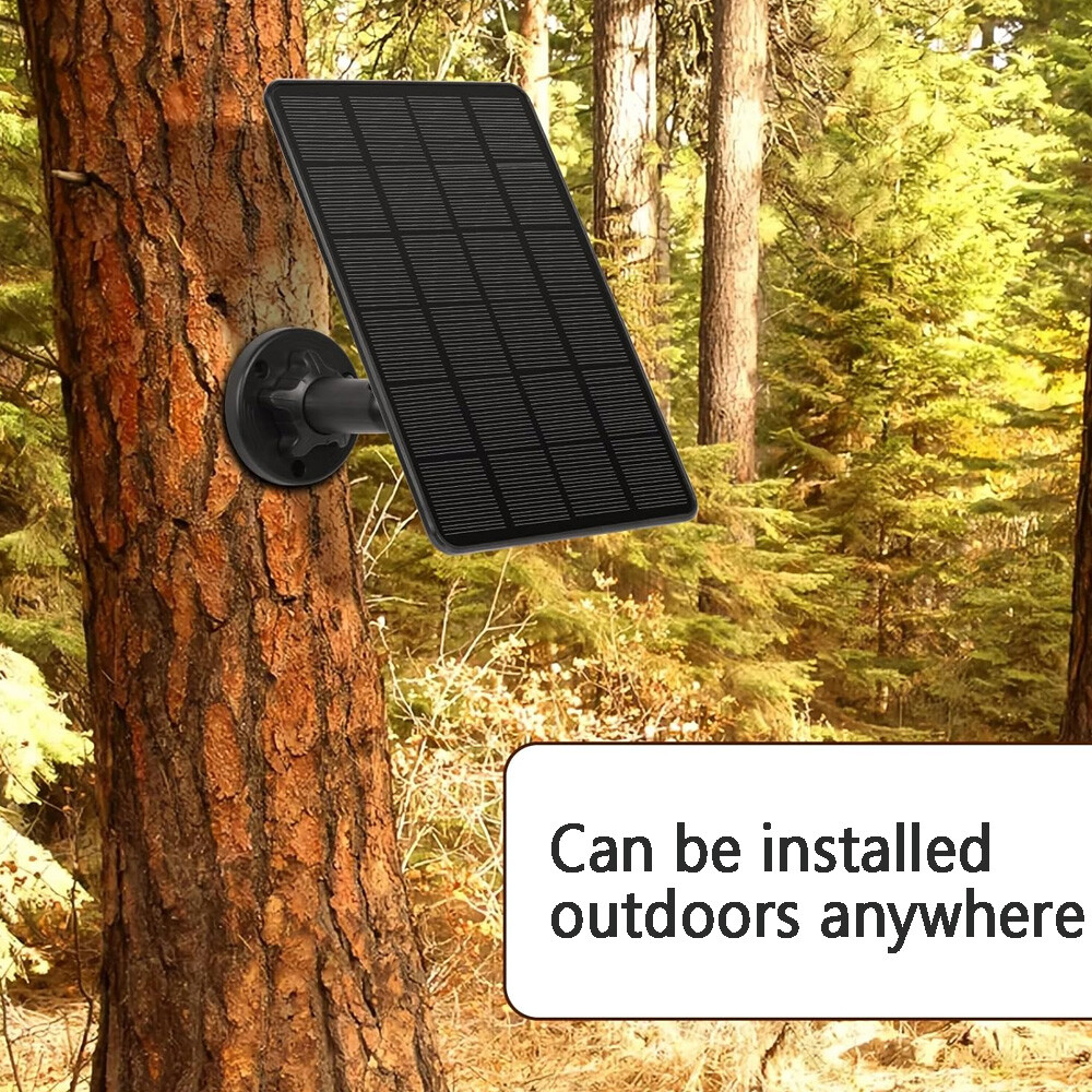 3W Solar Panel Charge for Eufy Eufycam Cam E/2C/E/2 Pro Camera with 9.8Ft Cable