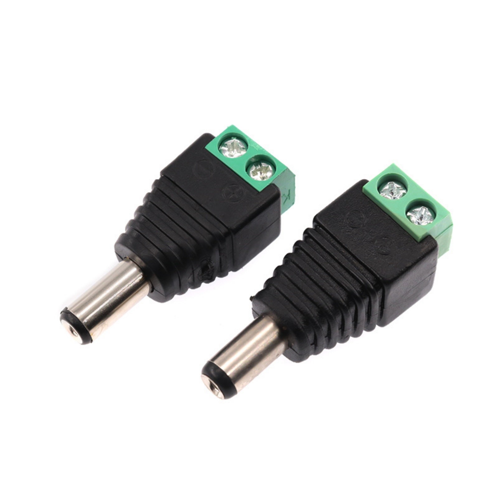 DC Power Plug Male Female Jack Connector 2.1 x 5.5mm Adapter CCTV Video 10PCS