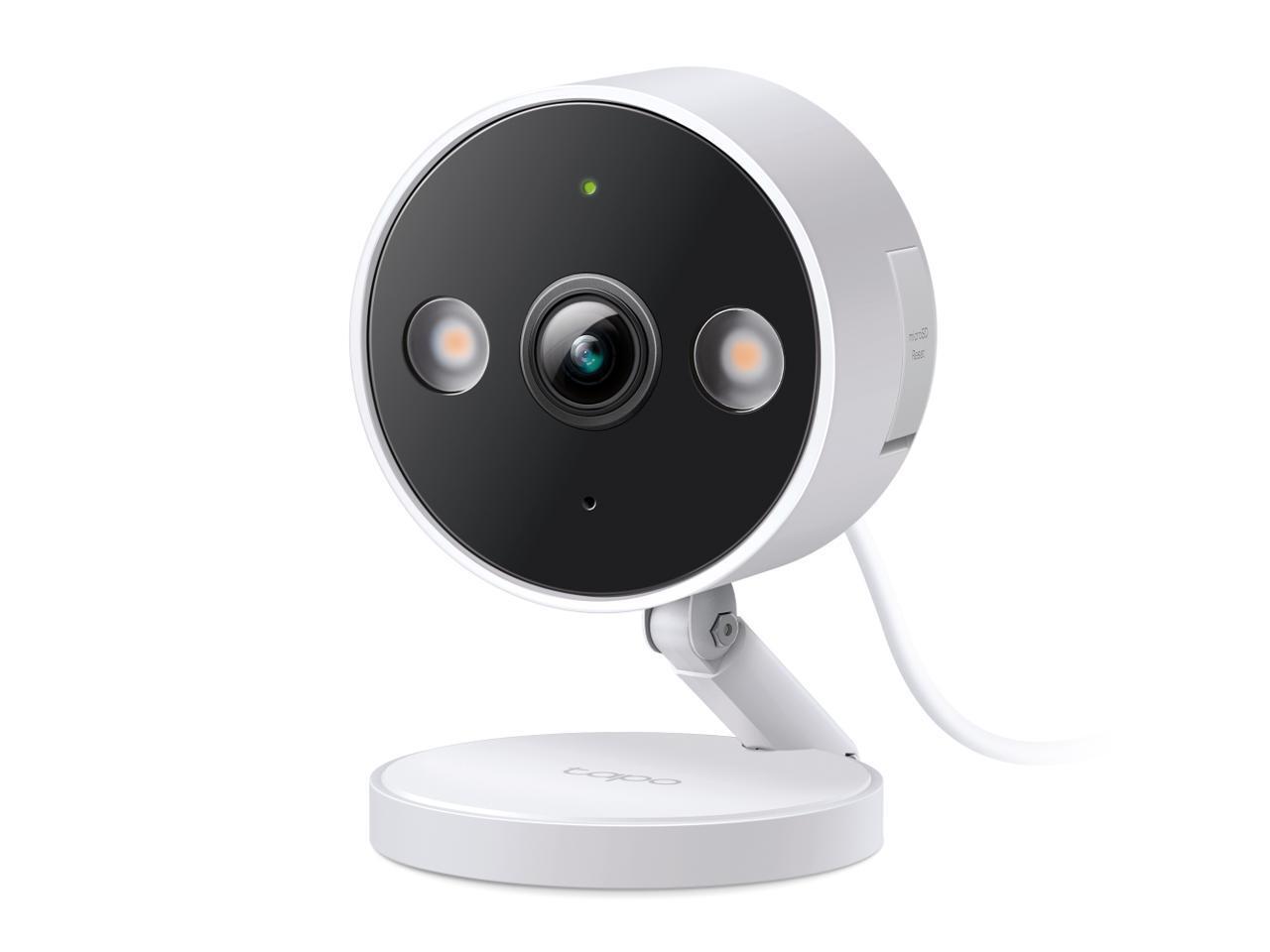 TP-Link Tapo 2K QHD Security Camera, Indoor/Outdoor, Color Night Vision, Free Pe