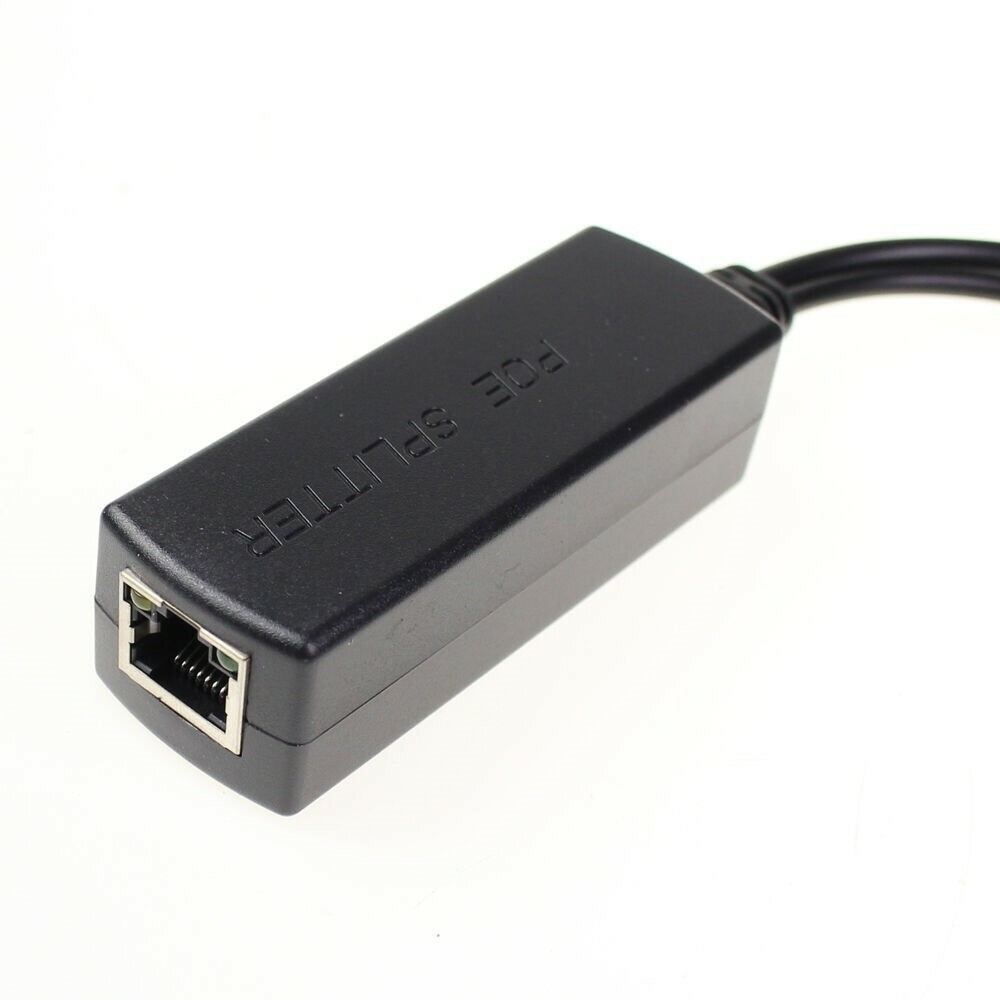 Active PoE Splitter Power Over Ethernet 48V to 12V 2A For IEEE802.3af 15.4W US