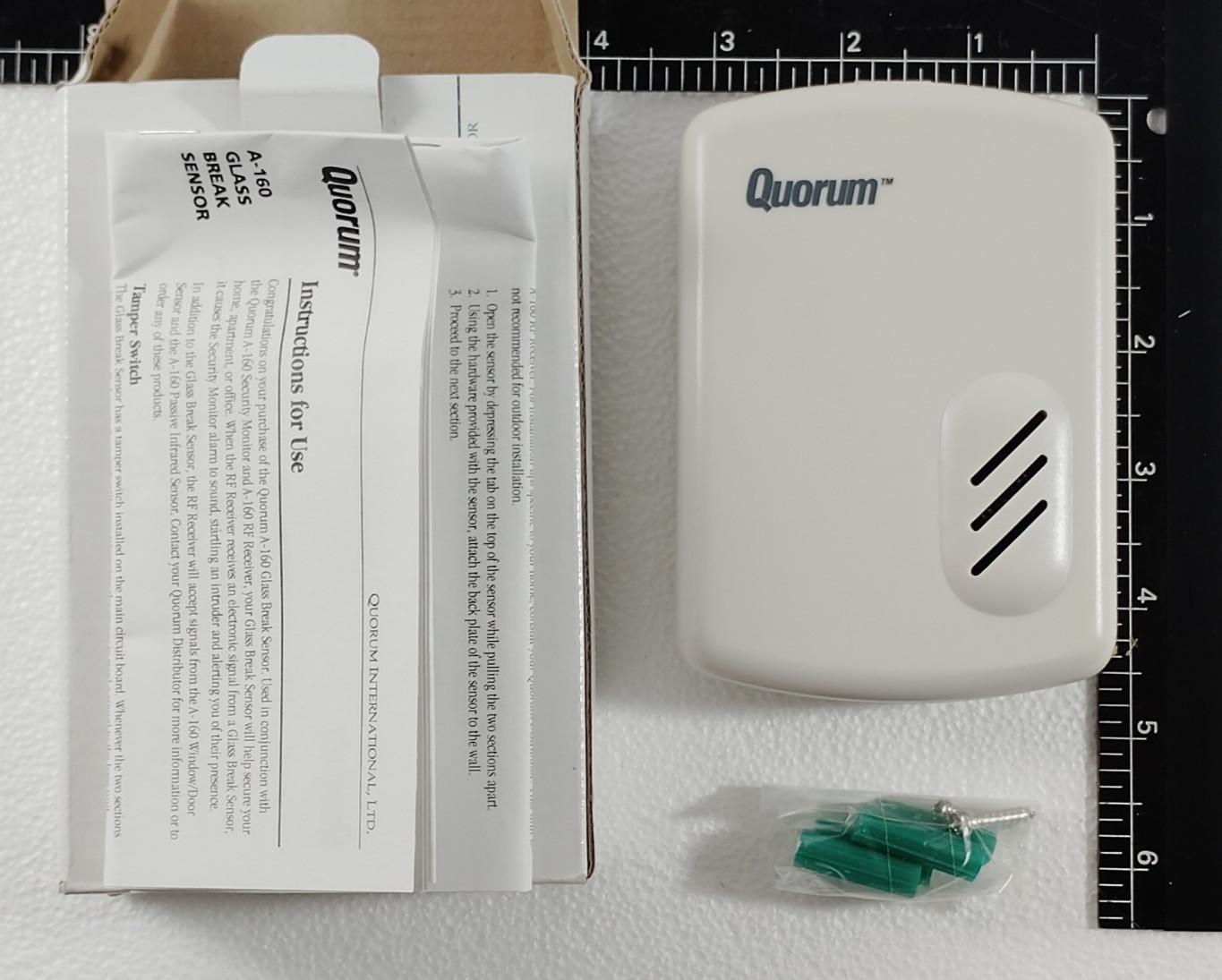 Quorum RR-150 Sensor for Quorum AS-102, Glass Break Detector. NEW