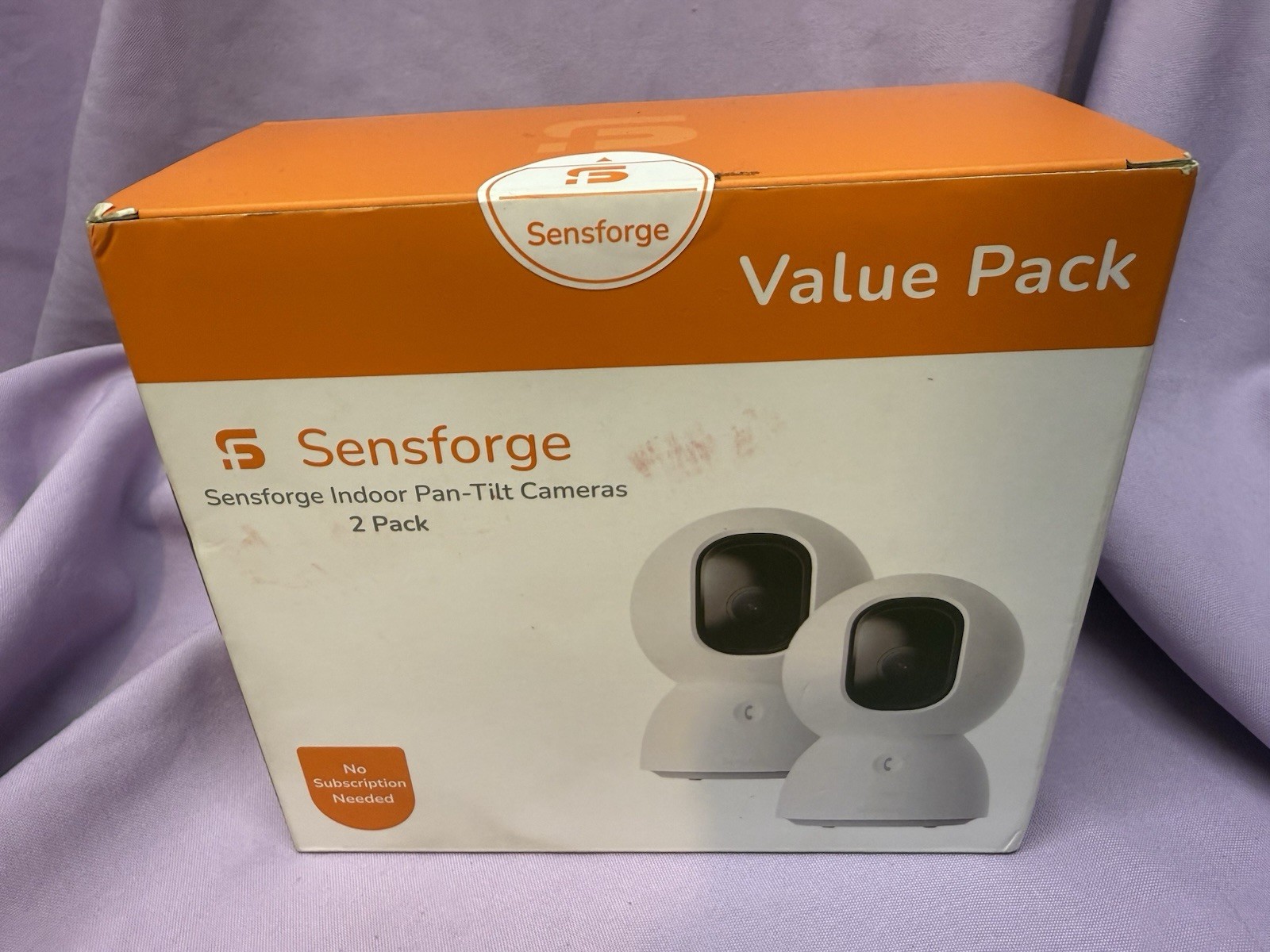 Sensforge Indoor Pan-Tilt Security Camera 2 Pack! Model CF-C2! Brand New!