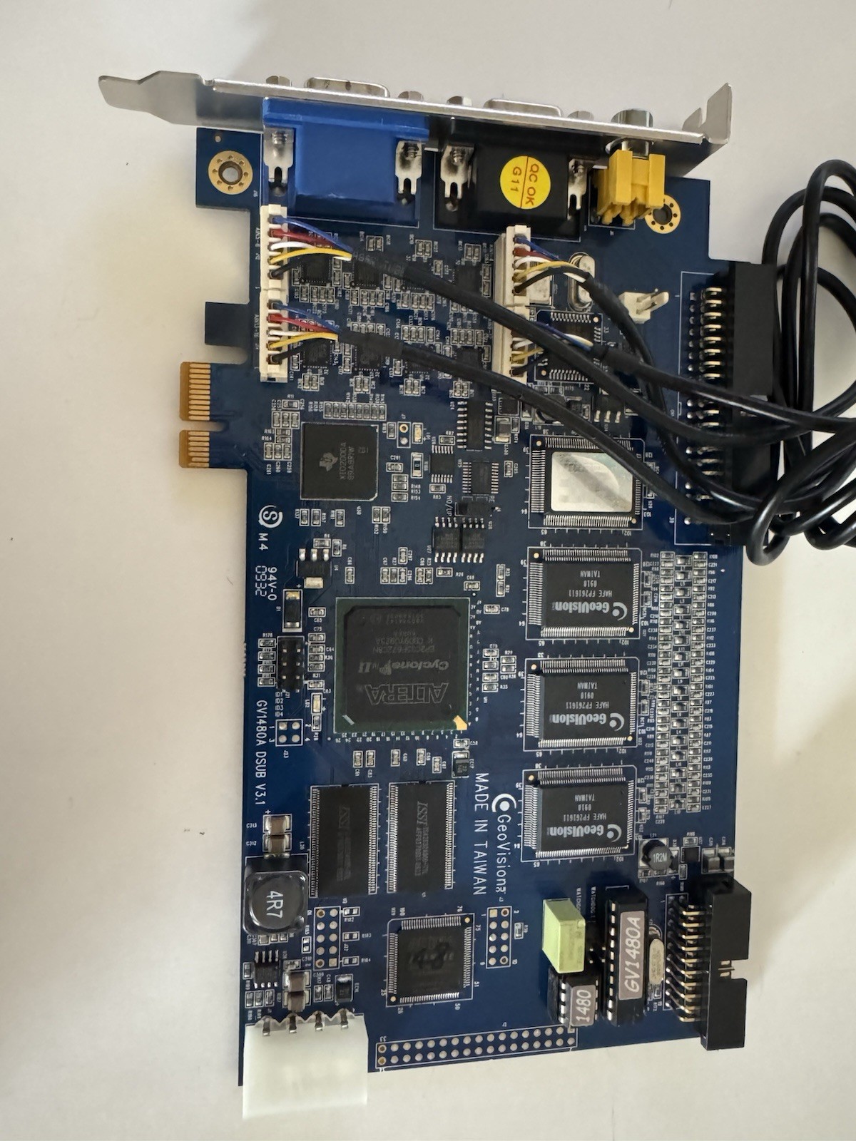 Geovision GV1480A DSUB V3.1 PCI-e DVR CCTV Surveillance Capture Card